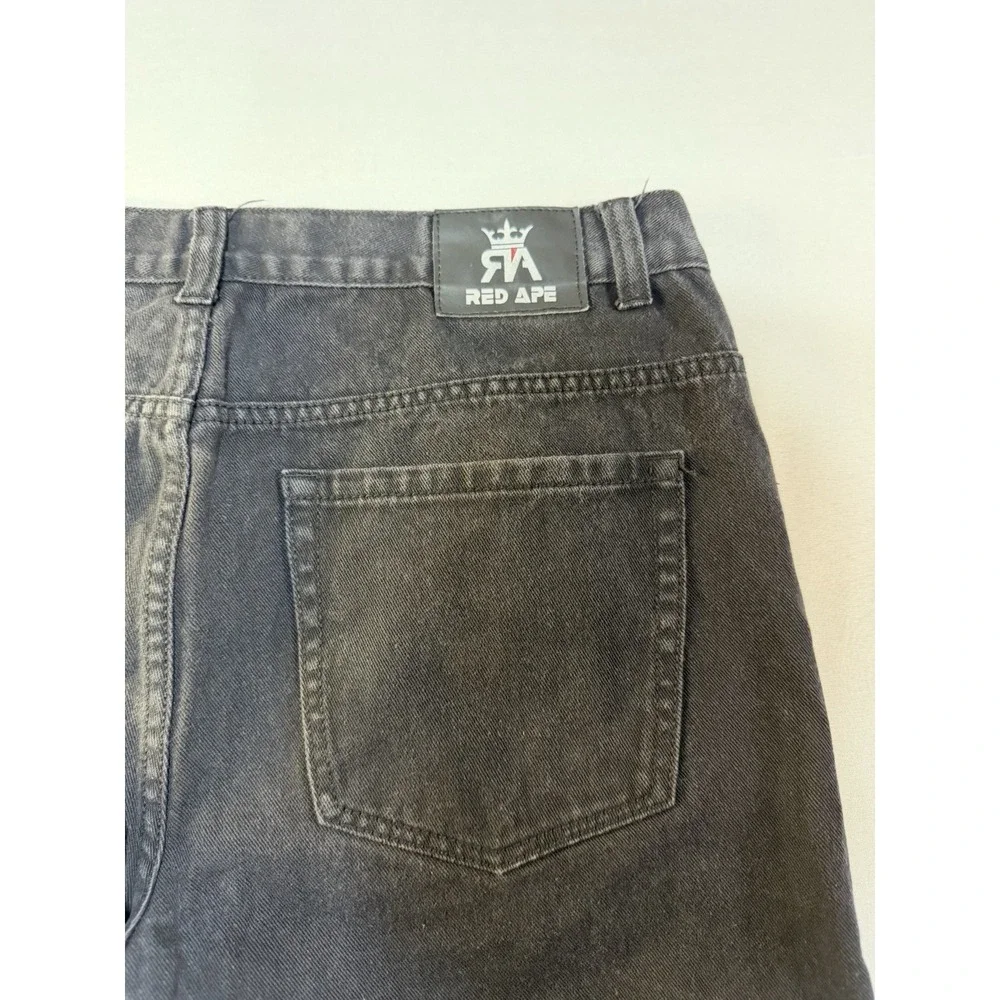 Red Ape Men's Sz 38 Straight Leg Fly‎ Front Hip Hop Baggy Grunge Y2K Streetwear